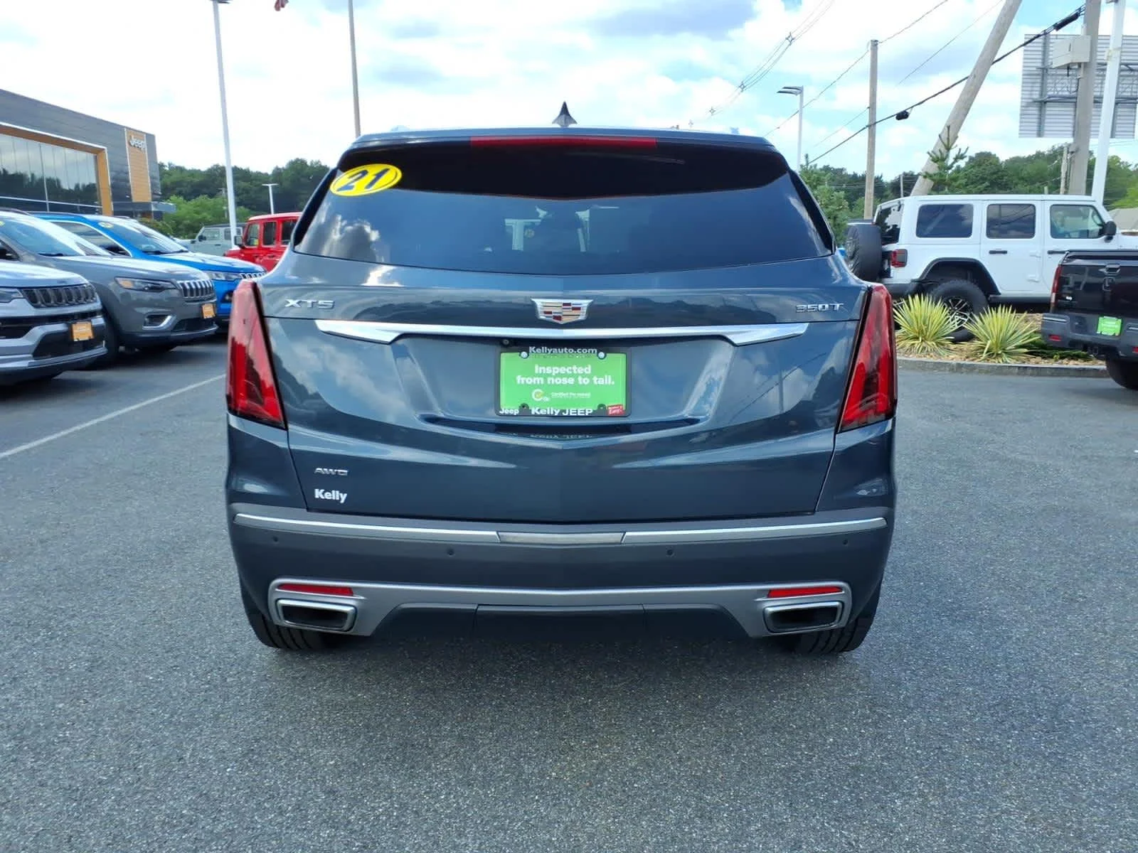 Used 2021 Shadow Metallic Cadillac AWD Premium Luxury image 9