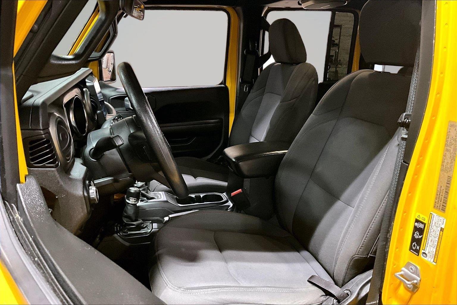 Used 2021 Hellayella Clearcoat Jeep Unlimited Willys Sport image 25