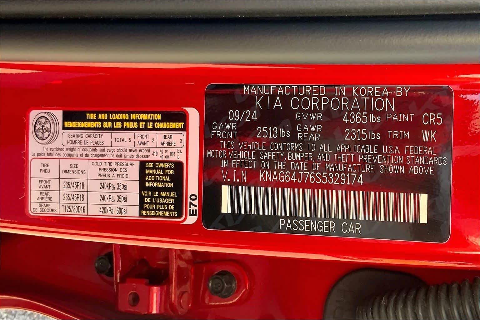 Certified Used 2025 Runway Red Kia GT-Line image 32