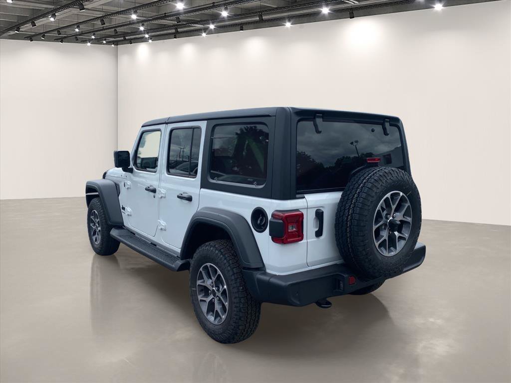 New 2026 Bright White Clear-Coat Exterior Paint Jeep Sport S image 3