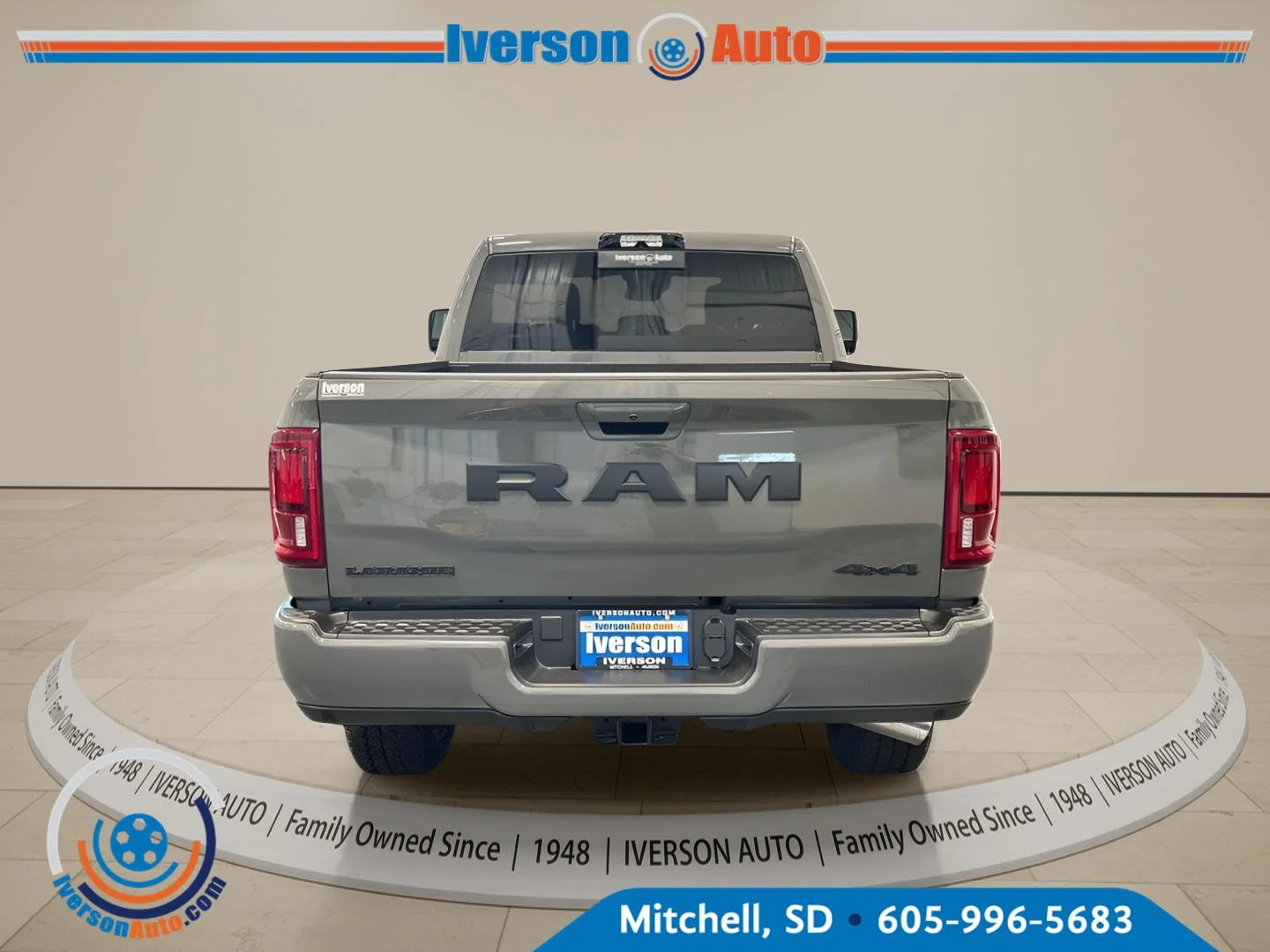 New 2026 Ceramic Gray Clear-Coat Exterior Paint RAM Laramie image 6