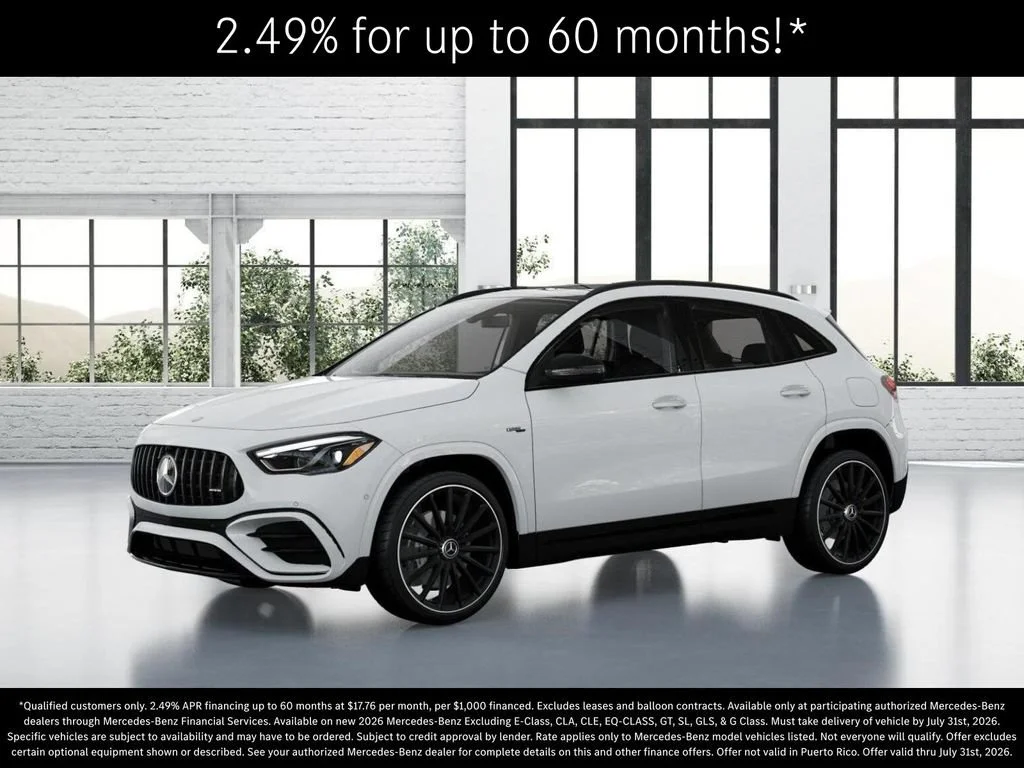New 2026 Polar White Mercedes-Benz AMG® GLA 35 4MATIC SUV image 80