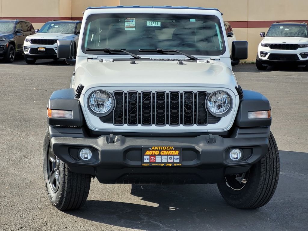 New 2026 Bright White Clearcoat Jeep Sport image 2