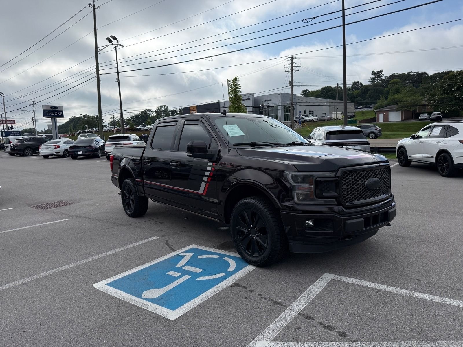 Used 2020 Magma Red Ford Lariat image 7