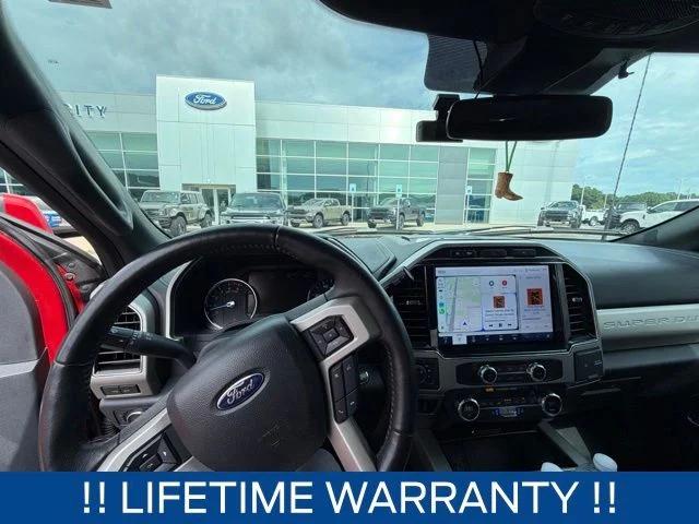 Used 2022 Red Ford Lariat image 2