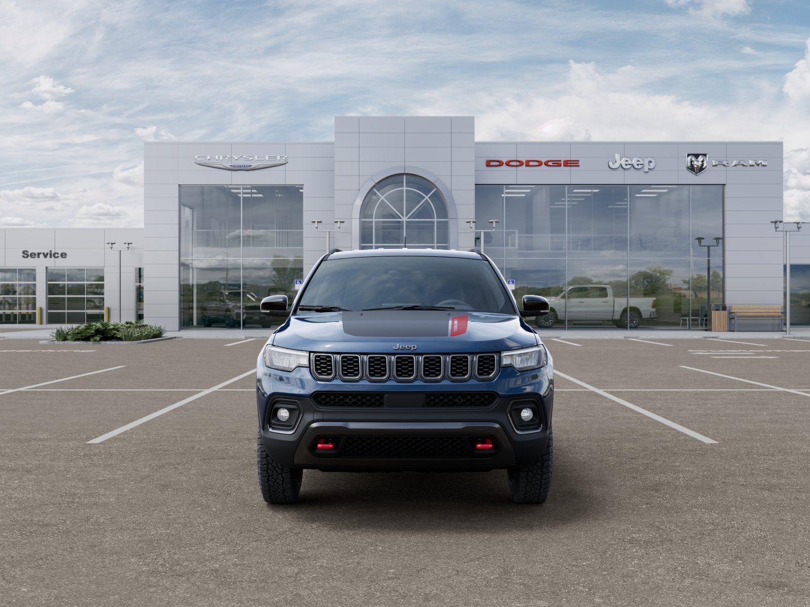 New 2026 Fathom Blue Pearl-Coat Exterior Paint Jeep Trailhawk image 32