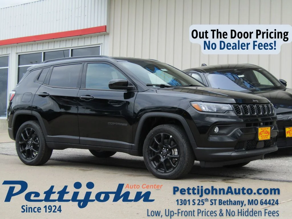 New 2026 Diamond Black Crystal Pearlcoat Jeep Latitude image 1