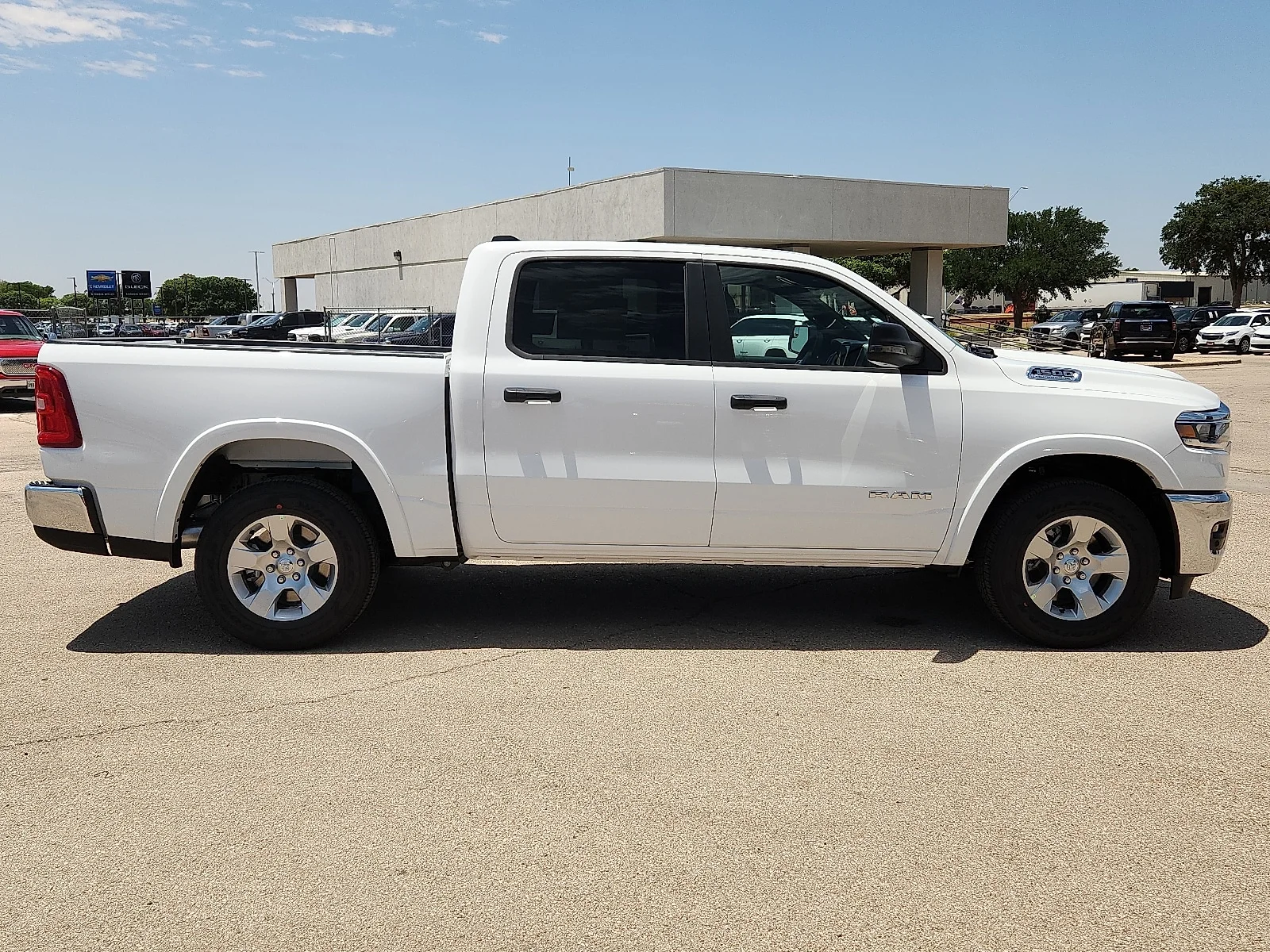 New 2026 Bright White Clear-Coat  Paint Ram LONE STAR CREW CAB 4X2 5