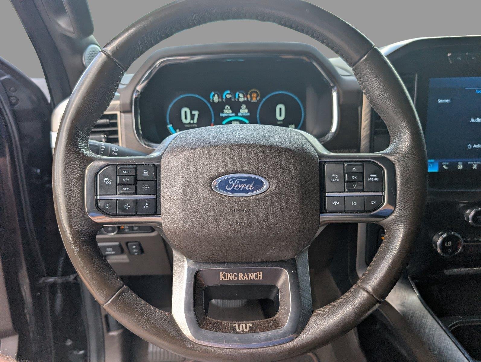 Used 2021 Agate Black/Stone Gray Ford King Ranch image 27