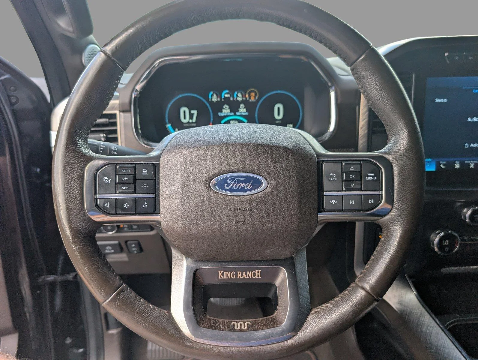 Used 2021 Agate Black/Stone Gray Ford King Ranch image 27