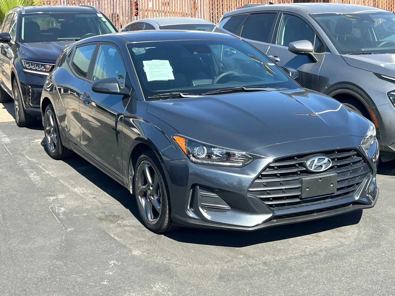 Used 2019 Hyundai Veloster Base with VIN KMHTG6AF9KU010449 for sale in Cathedral City, CA
