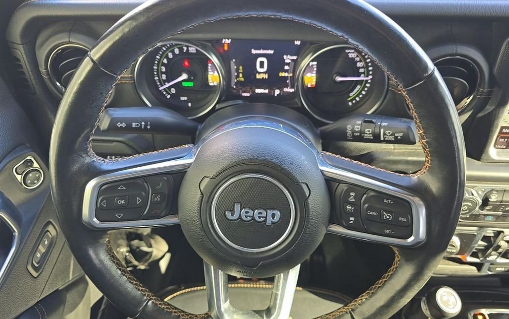 Used 2021 Black Jeep Unlimited Sahara High Altitude 4xe image 9