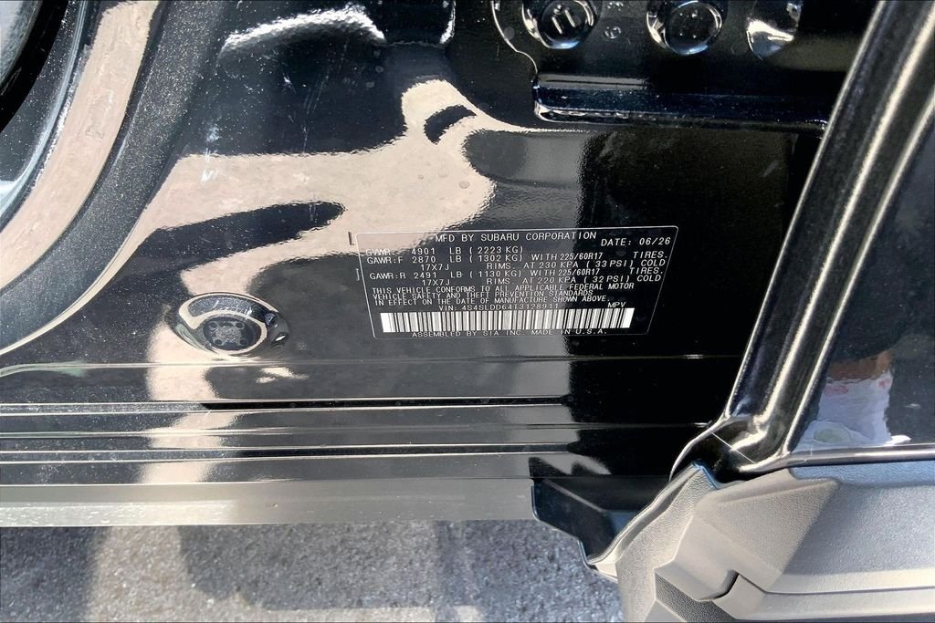 New 2026 CRYSTAL BLACK SILICA Subaru Premium image 14