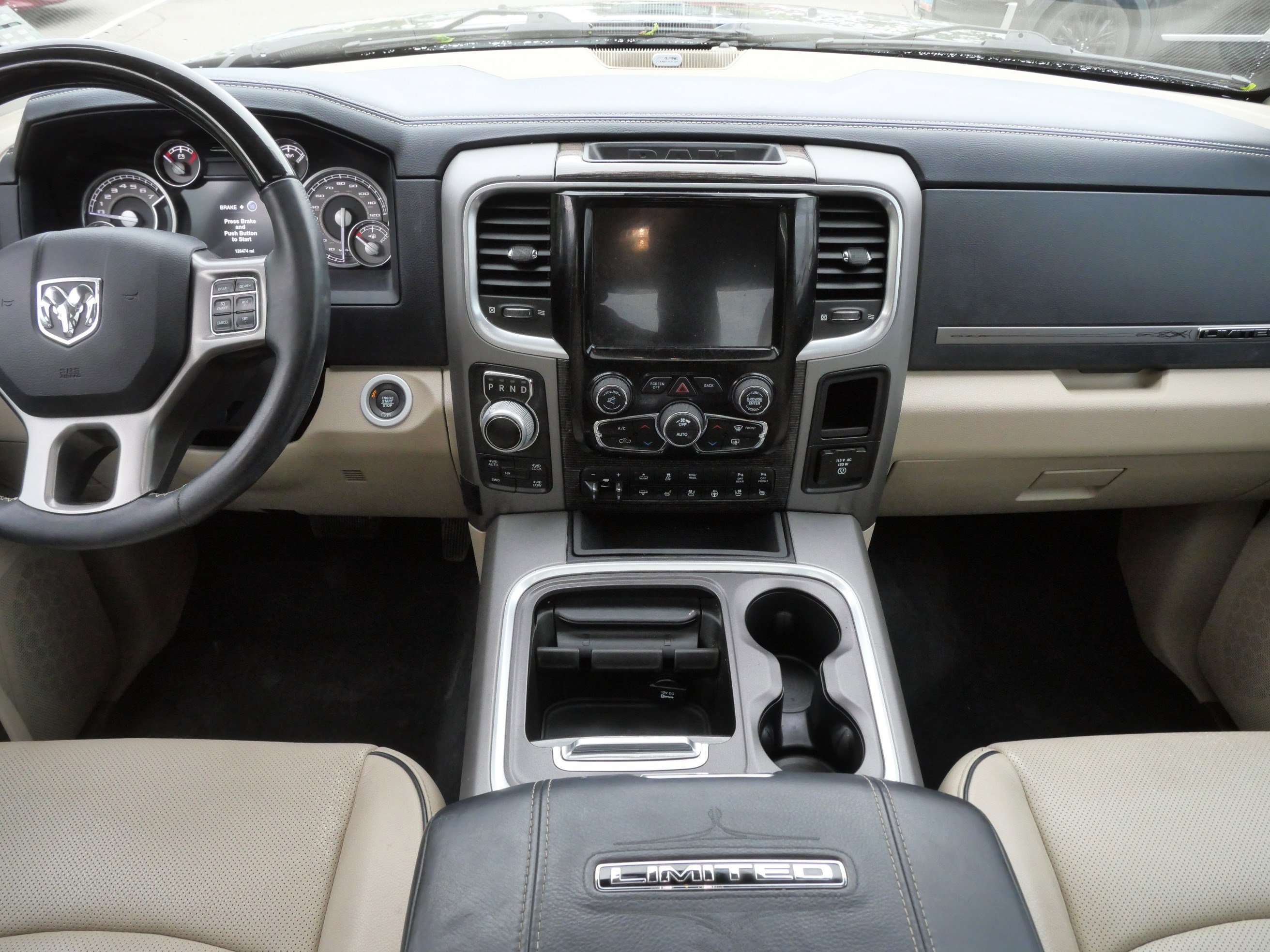 Used 2018 Brilliant Black Crystal Pearlcoat Ram Limited image 10