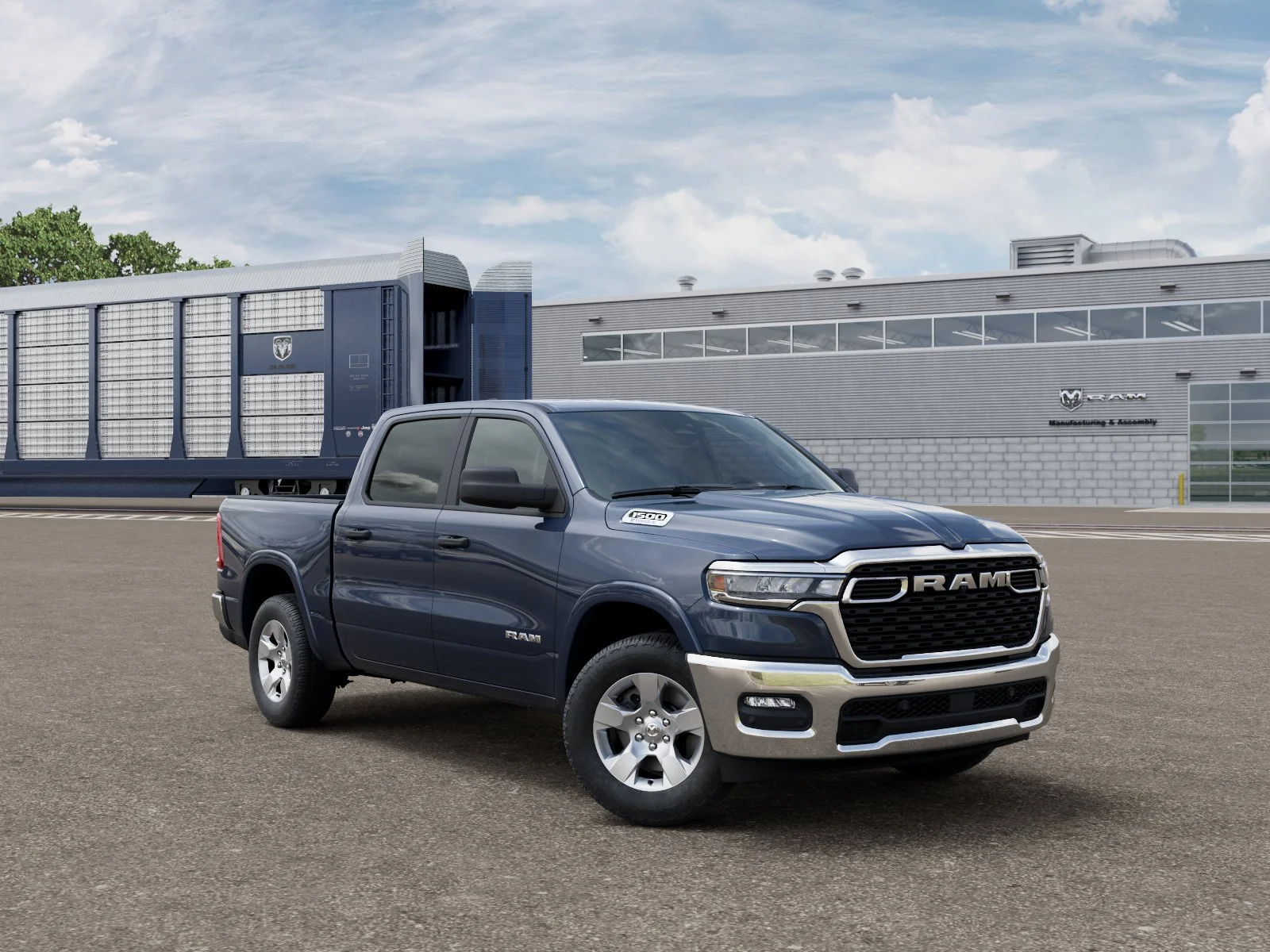 New 2026 Forged Blue Metallic Exterior Paint RAM BIG HORN image 3