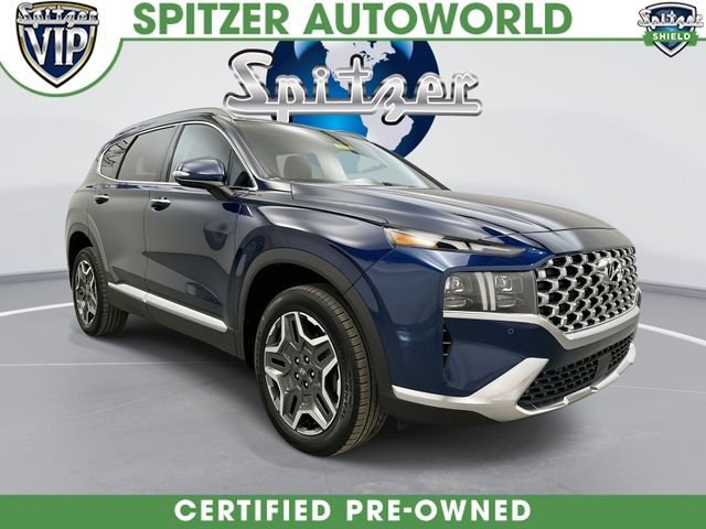 Used 2023 Blue Hyundai Limited image 1