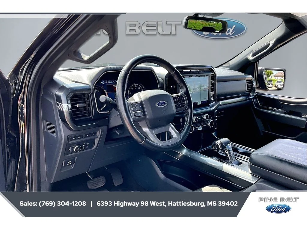 Used 2022 Agate Black Metallic Ford XLT image 13