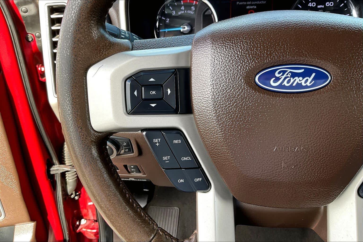 Used 2019 Ruby Red Metallic Tinted Clearcoat/Stone Gray Ford King Ranch image 21