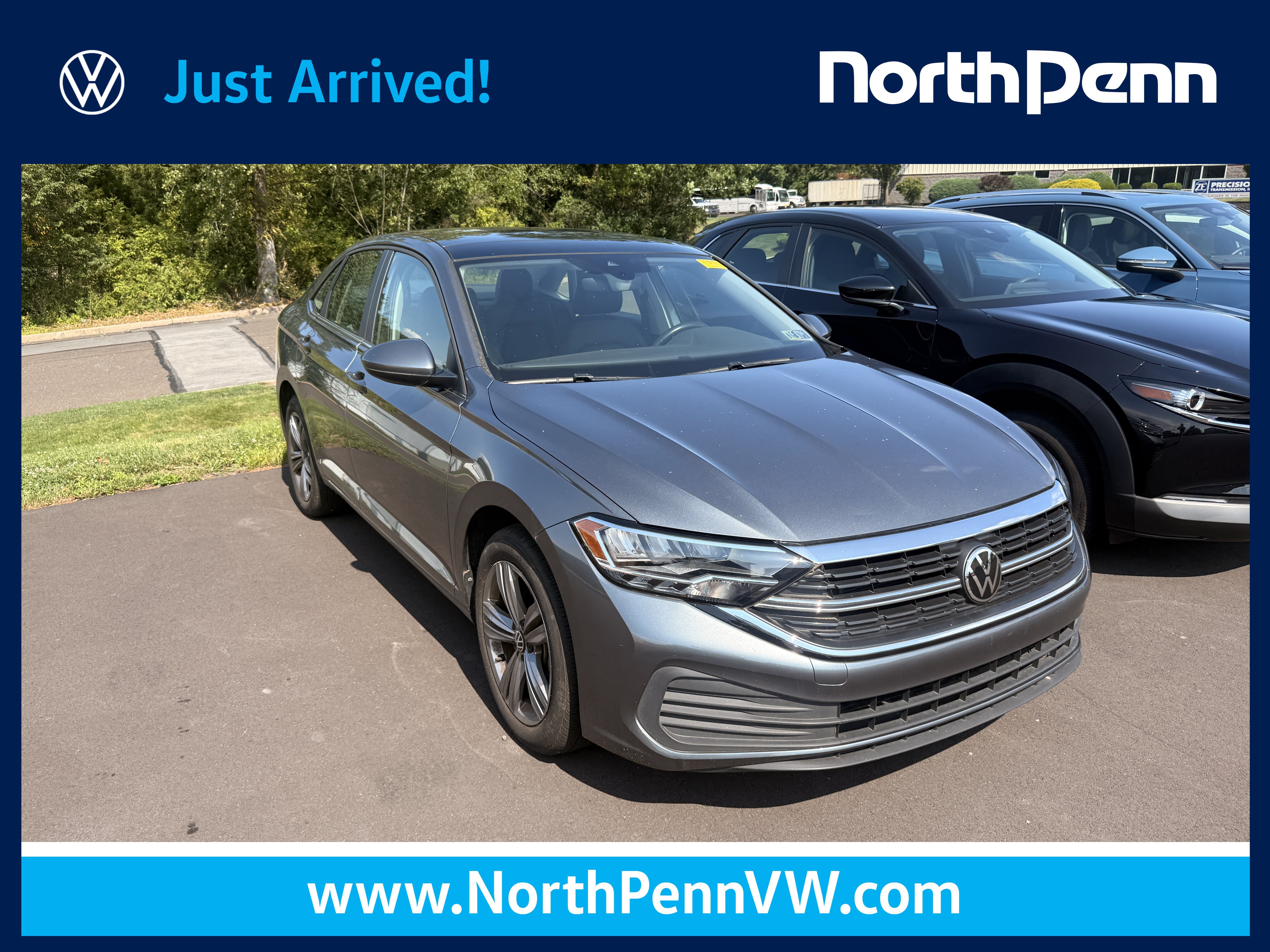 Used 2023 Gray Volkswagen SE image 1
