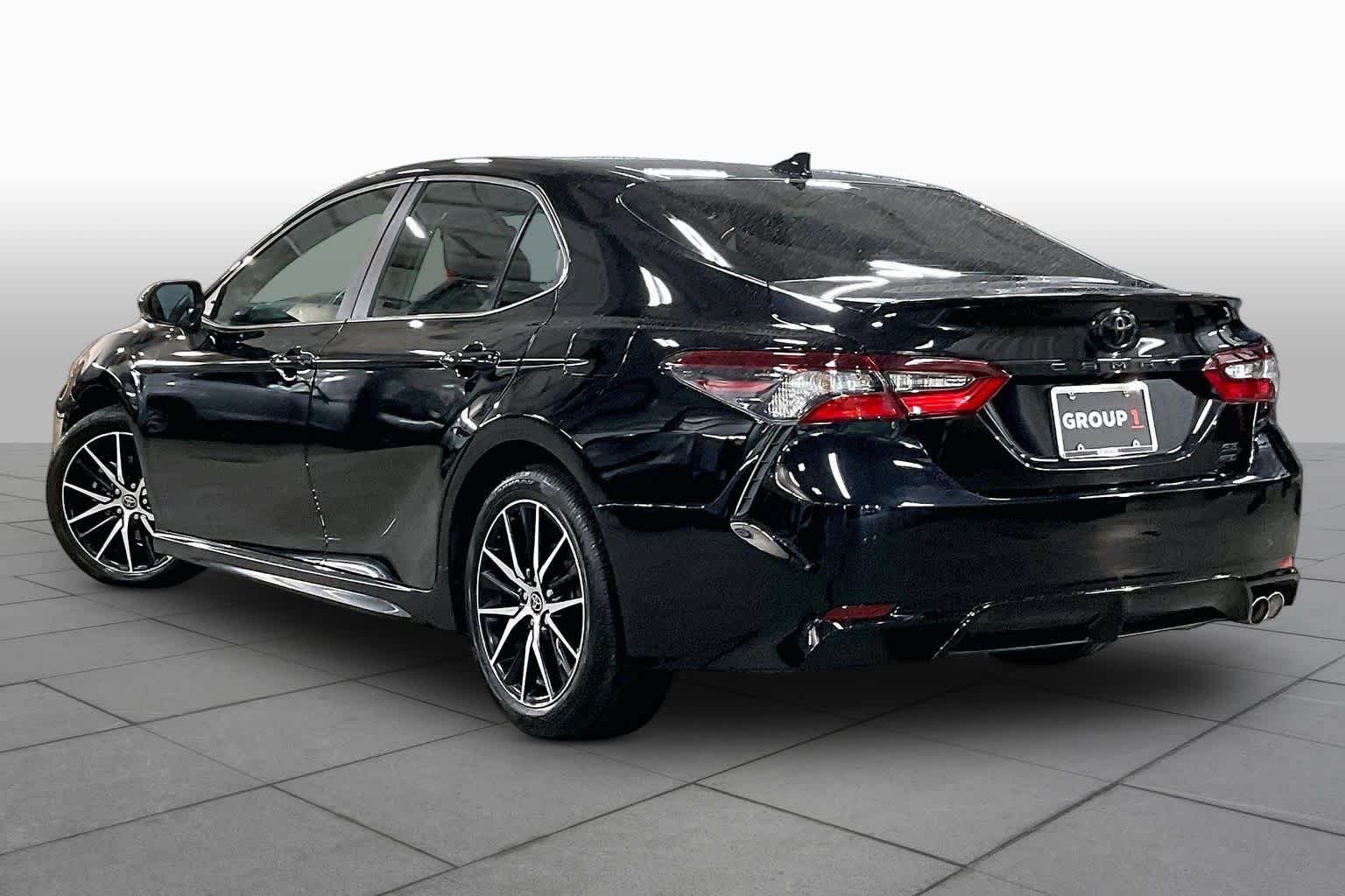 Used 2023 Midnight Black Metallic Toyota SE image 12
