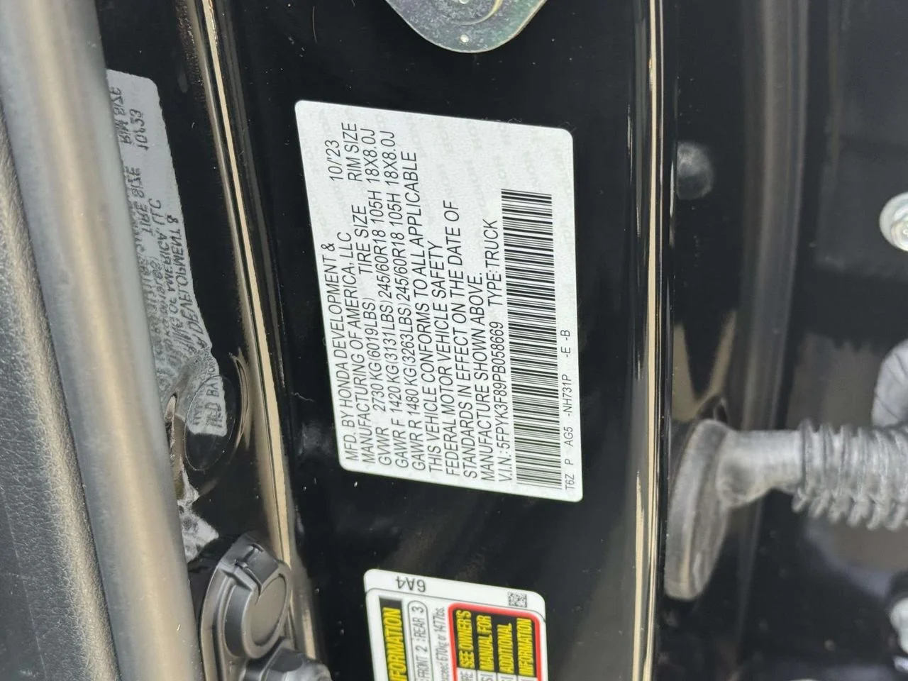 2023 Honda Ridgeline Black Edition - Photo 24