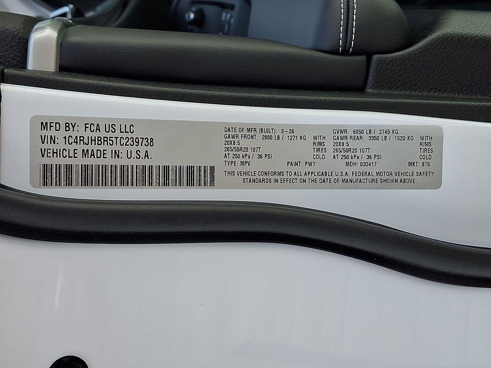New 2026 Bright White Clearcoat Jeep Limited image 18