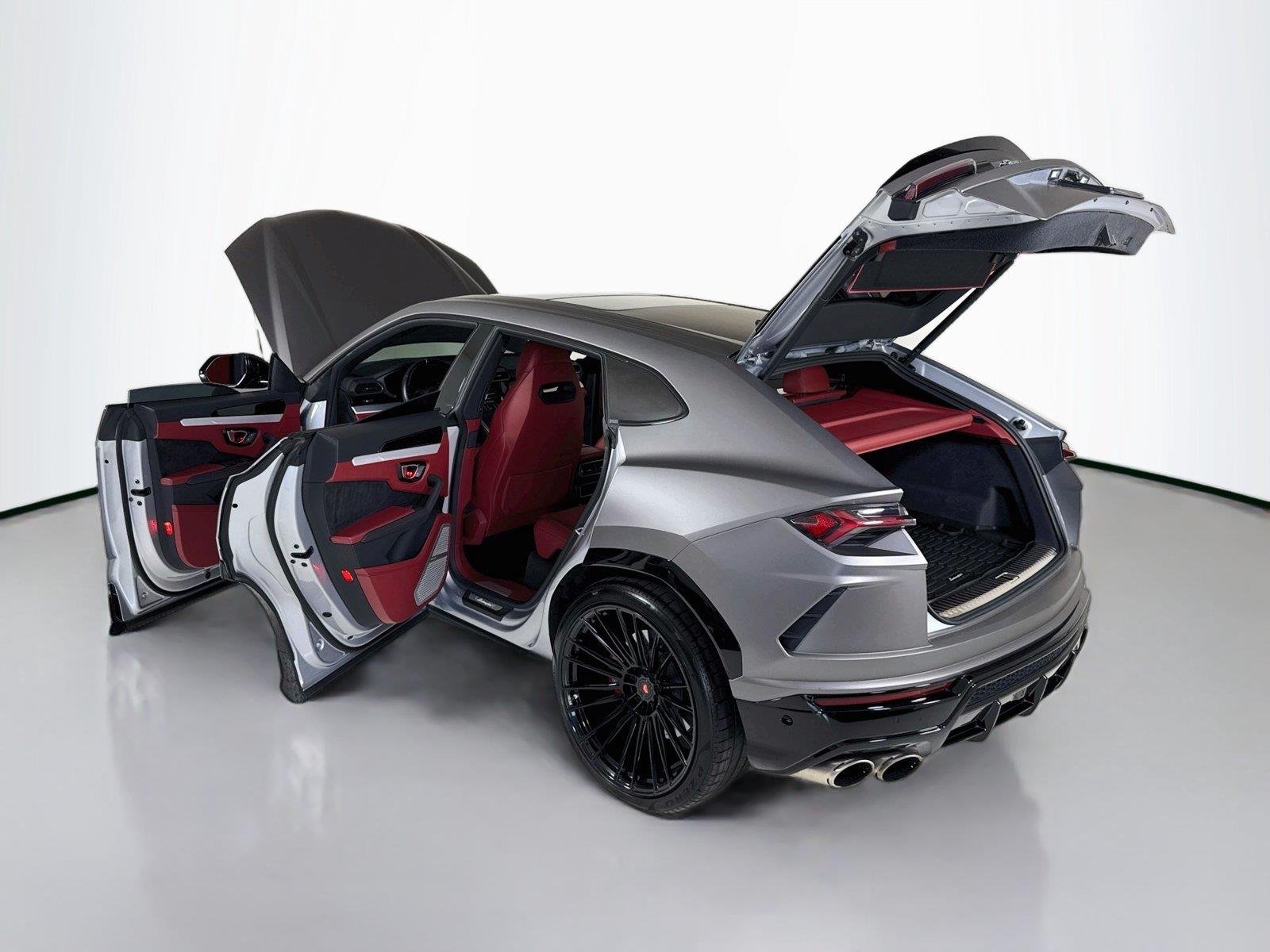 Used 2022 Grigio Nimbus Matt/Verde Scandal Lamborghini Graphite Capsule image 43