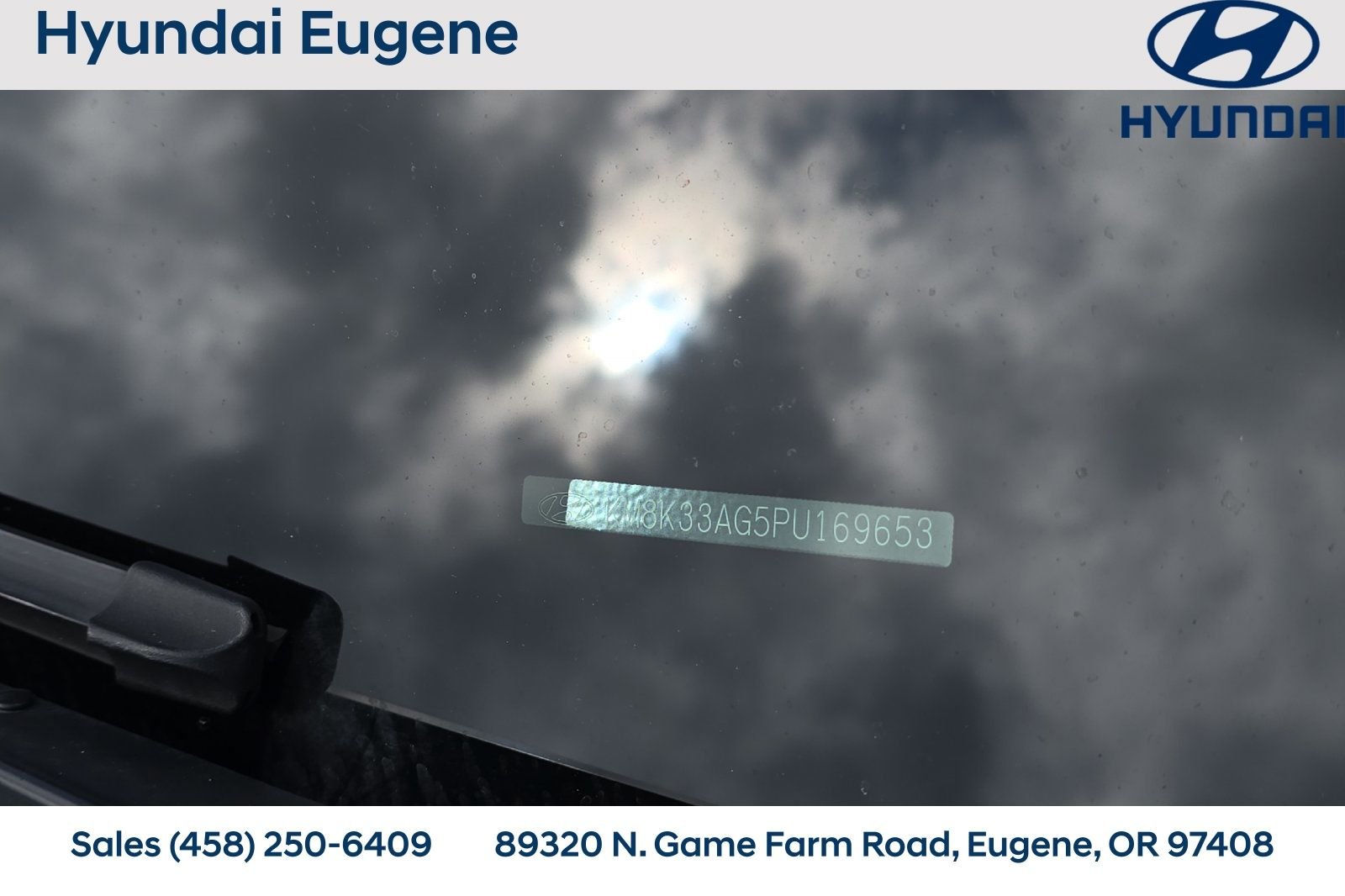 Used 2023 Hyundai Kona EV SEL with VIN KM8K33AG5PU169653 for sale in Eugene, OR