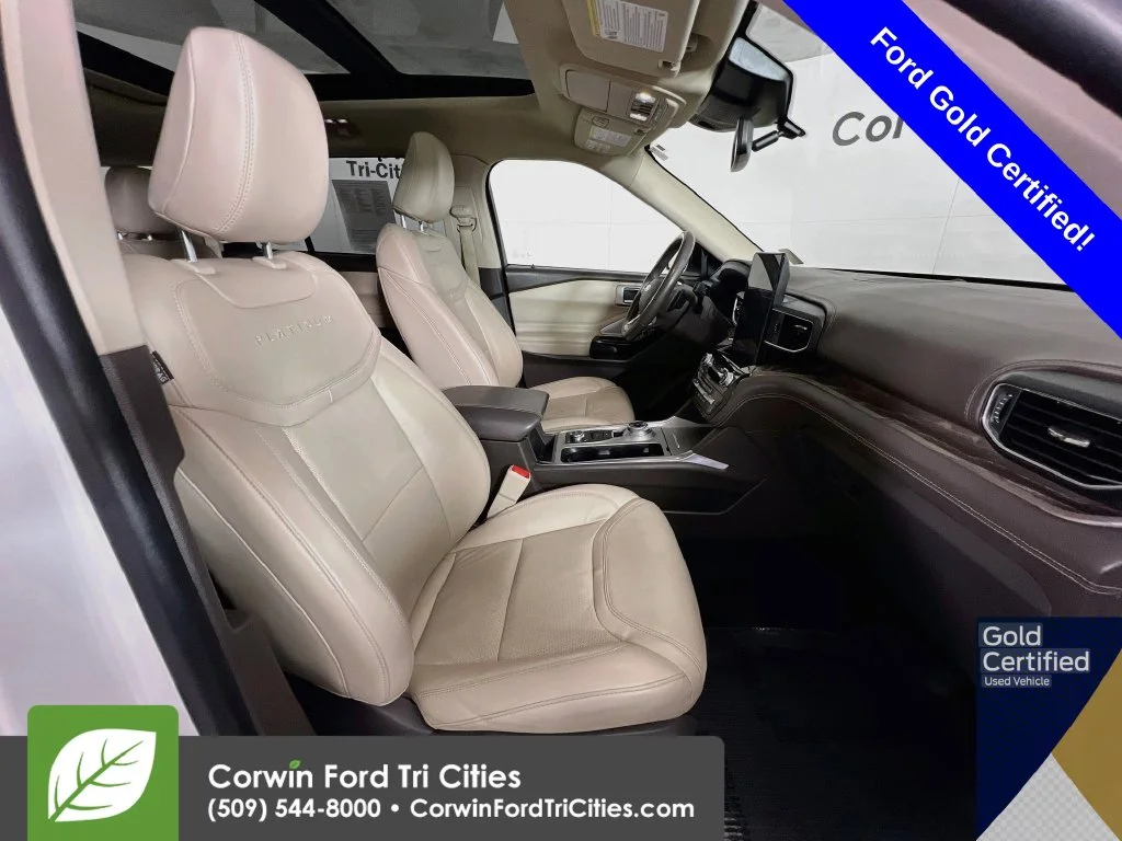 Used 2021 White Ford Platinum image 18