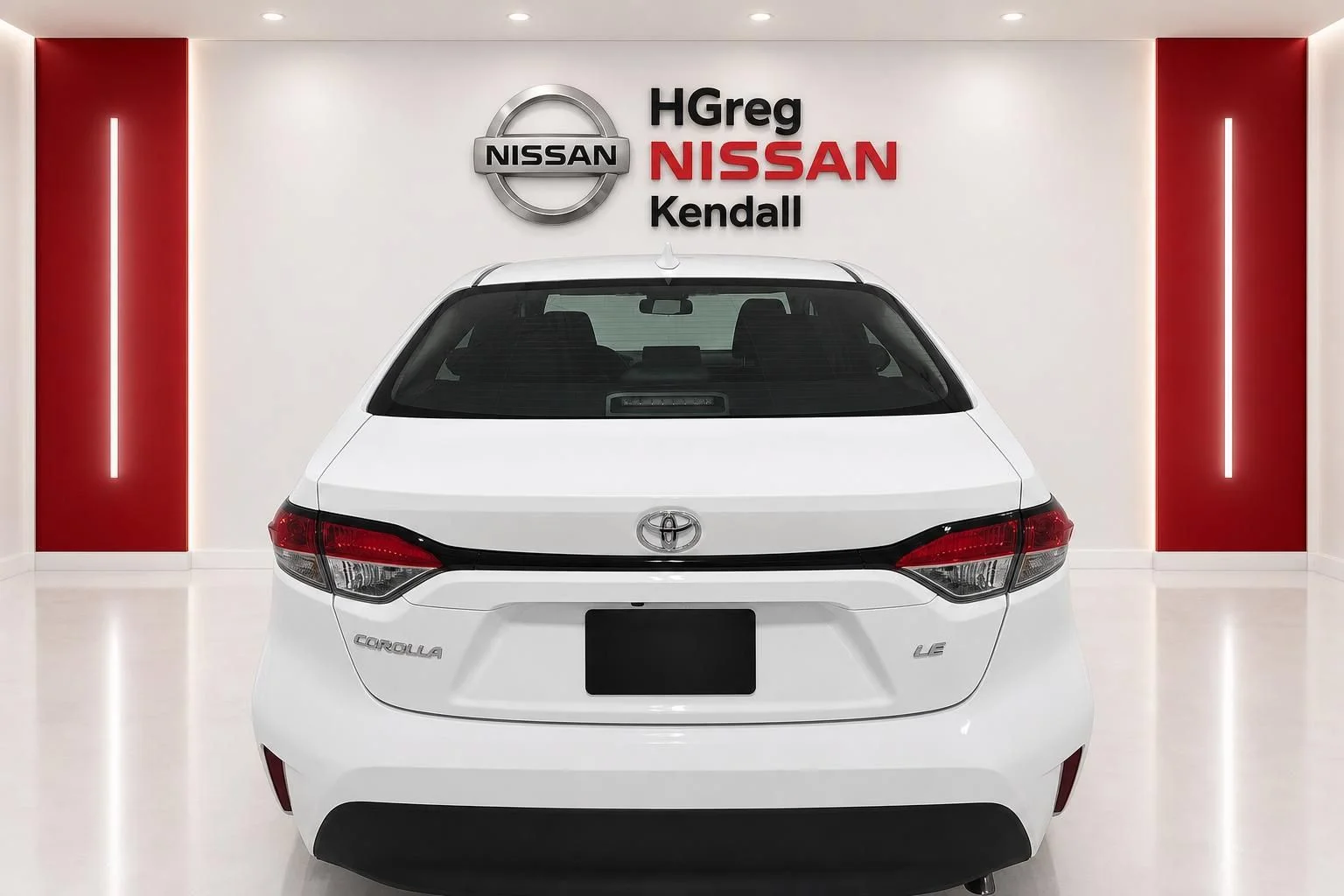 Used 2025 White Toyota LE image 6