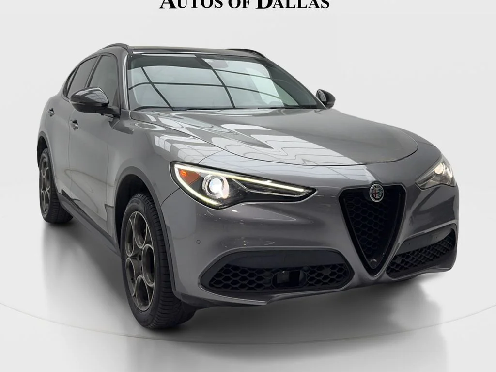 Used 2021 Gray Alfa Romeo CAM,PANO,BLIND SPOT,20" WHLS image 2
