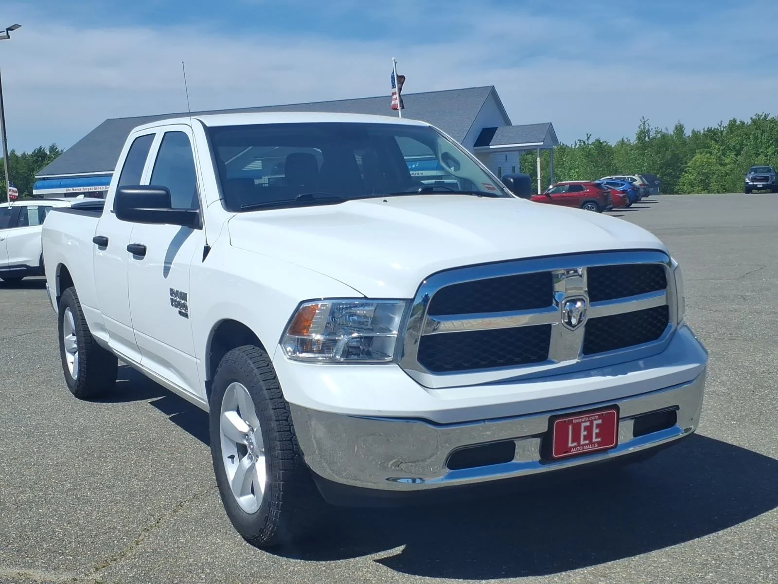 Used 2024 Bright White Clearcoat Ram SLT image 3