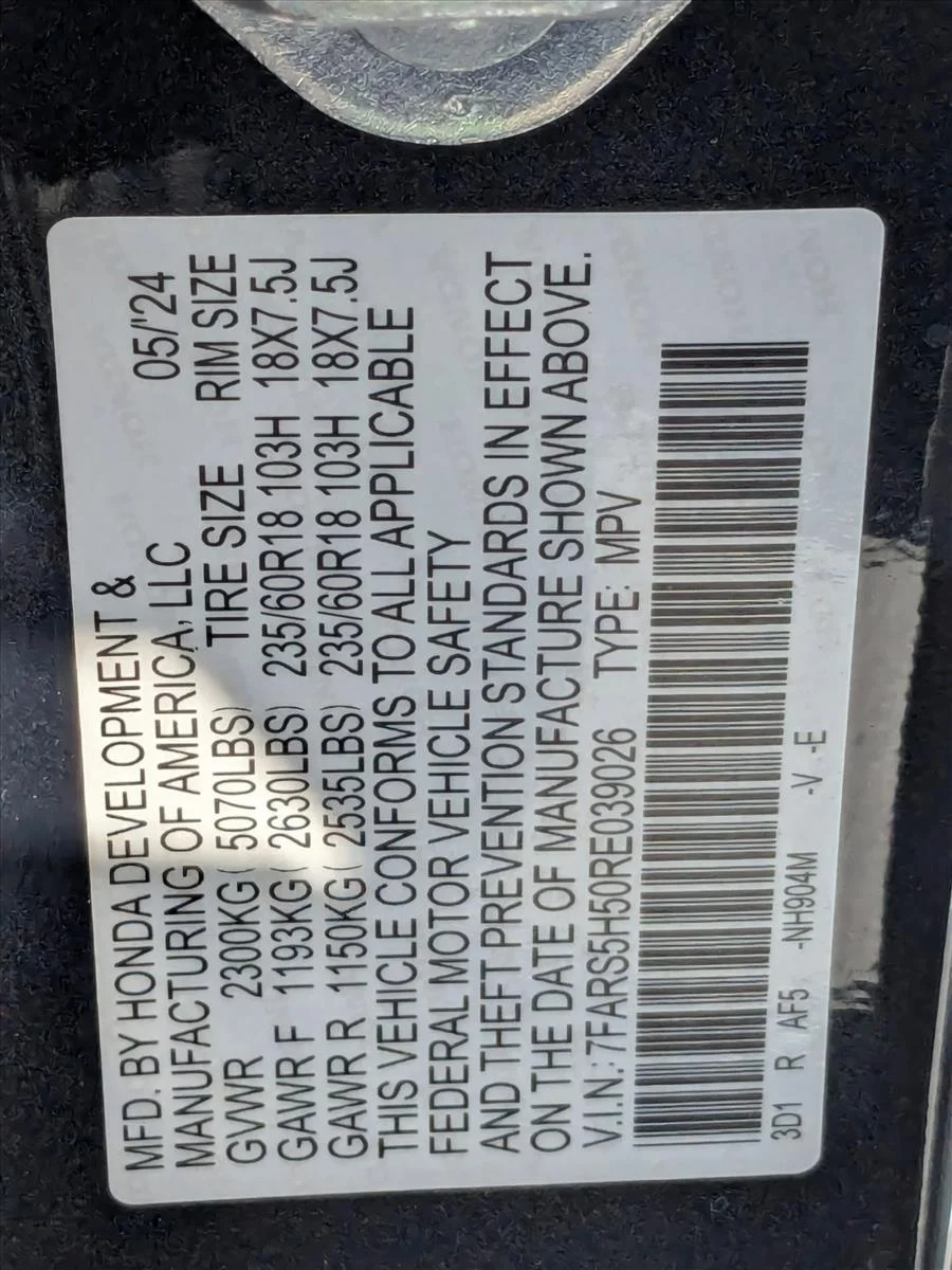 Used 2024 Meteorite Gray Metallic Honda Sport image 23