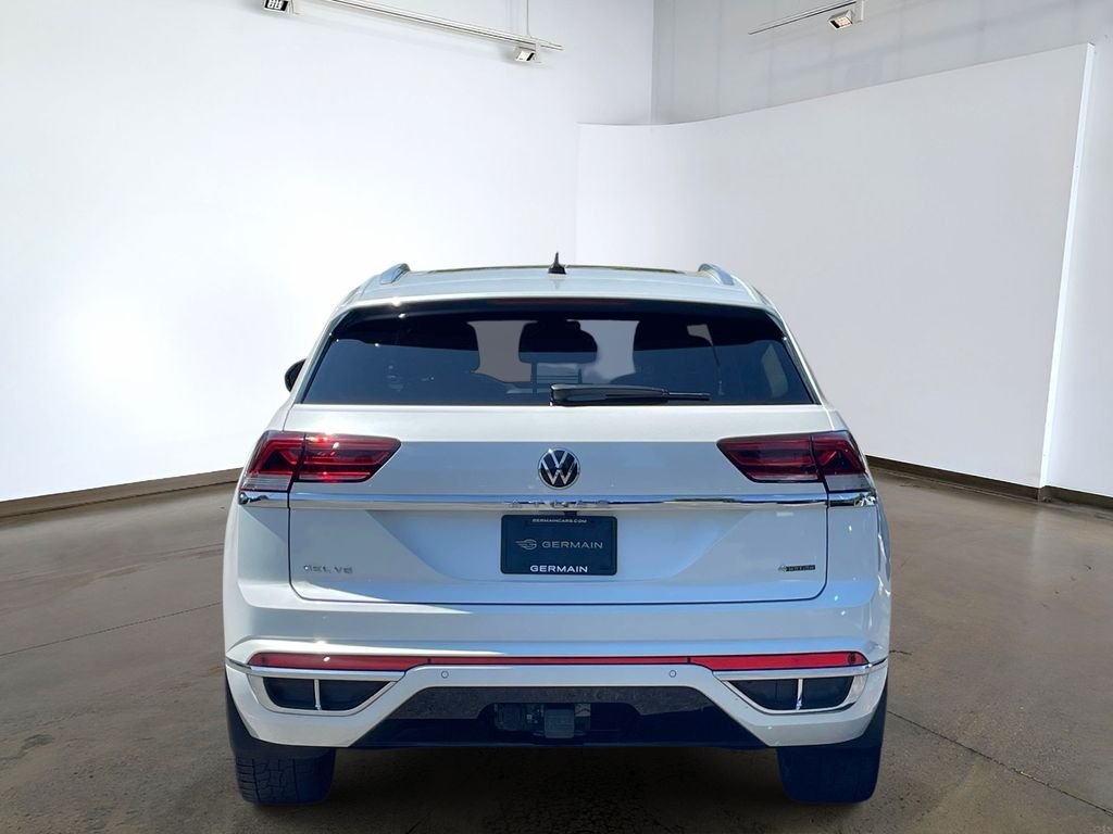 Used 2023 Opal White Volkswagen 3.6L V6 SEL Premium R-Line image 8