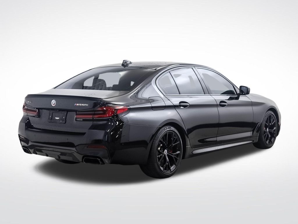 Certified Used 2023 Black Sapphire Metallic BMW M550i xDrive image 5