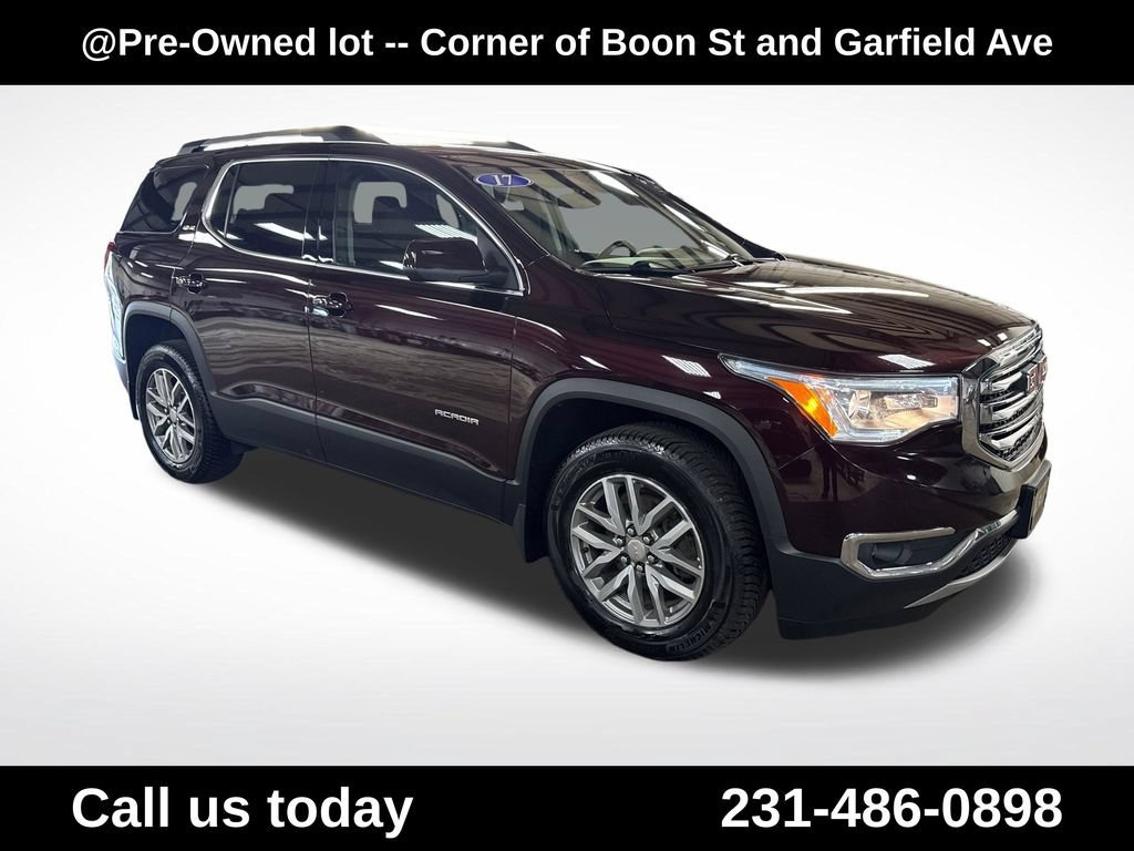Used 2017 BLACK CHERRY METALLIC GMC SLE image 7