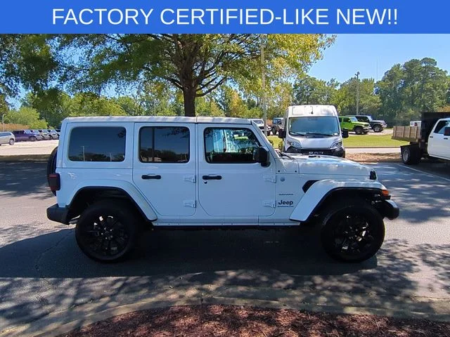 Used 2024 White Jeep Sahara 4xe image 6