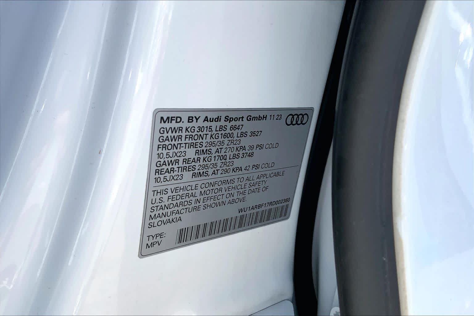 Used 2024 WHITE Audi  image 37