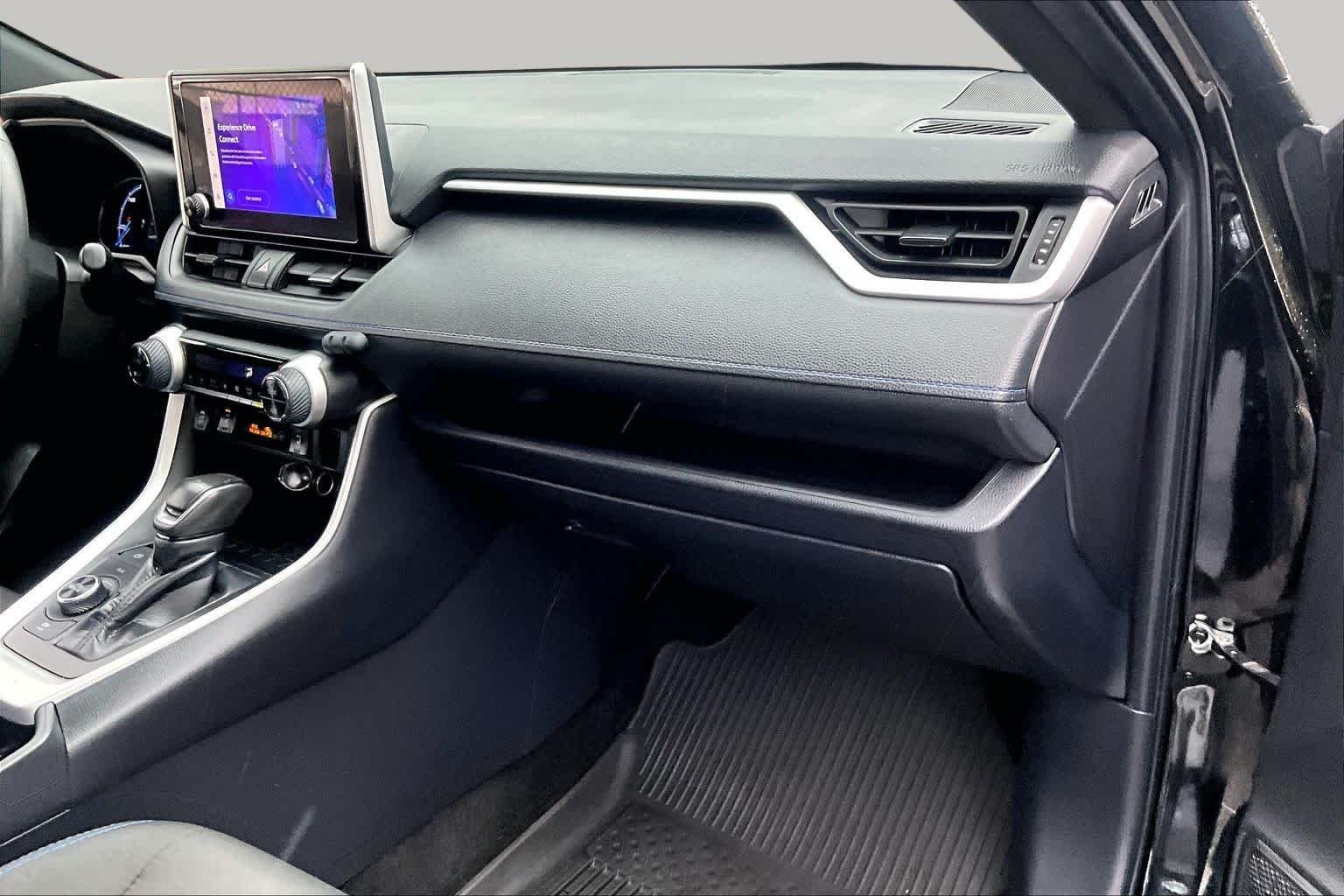 Used 2025 Midnight Black Metallic Toyota Hybrid SE image 16