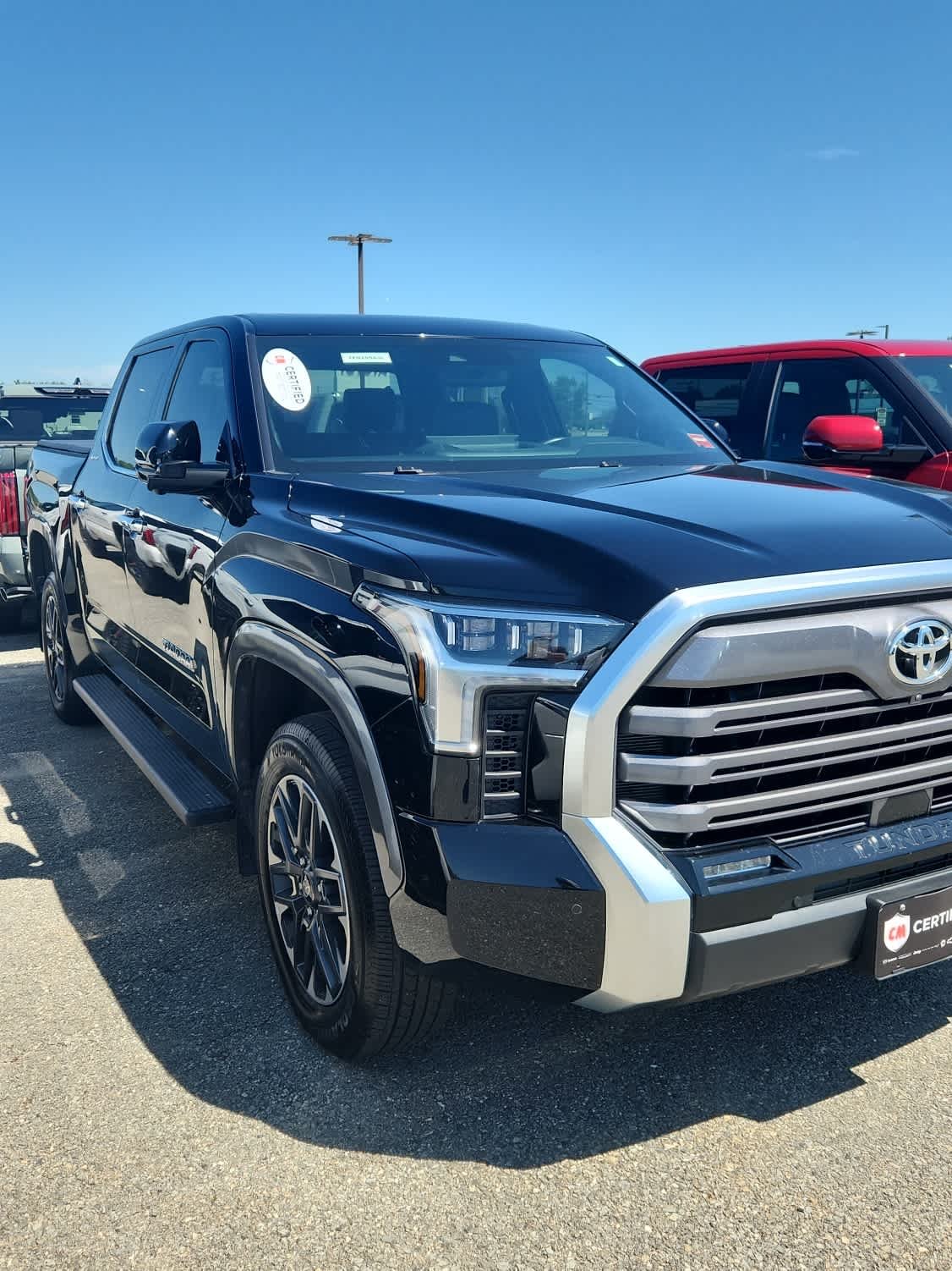 Used 2025 Midnight Black Metallic Toyota Limited image 3