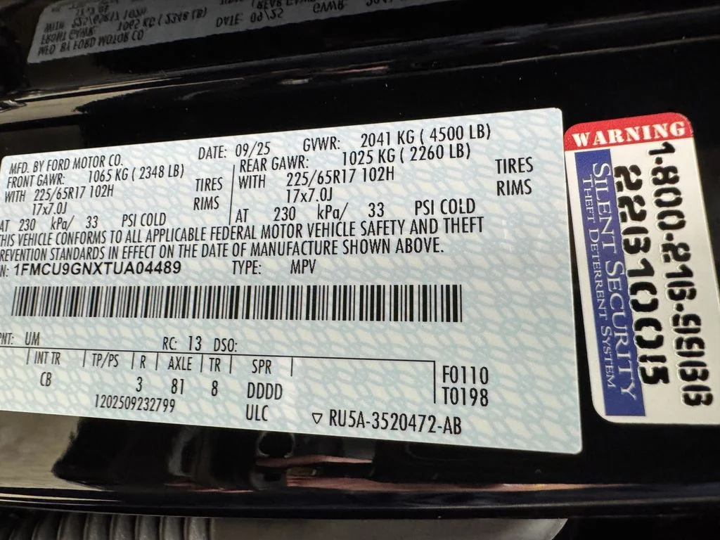 New 2026 Agate Black Metallic Ford Active® image 30