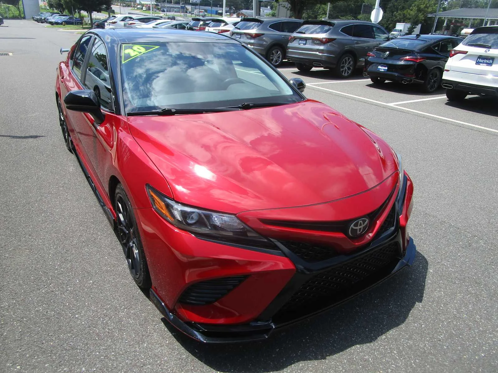 Used 2020 Supersonic Red/Midnight Black Metallic Toyota TRD V6 image 4