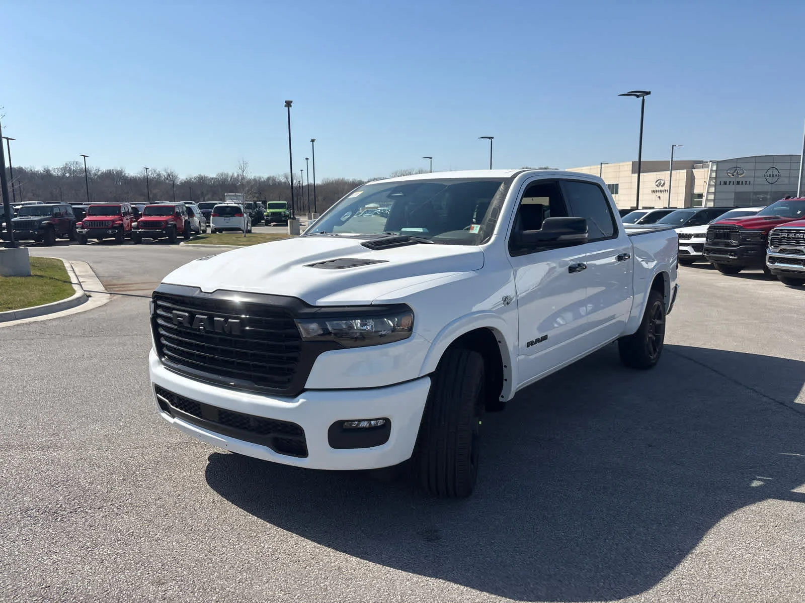 New 2026 Bright White Clearcoat Ram Laramie image 4