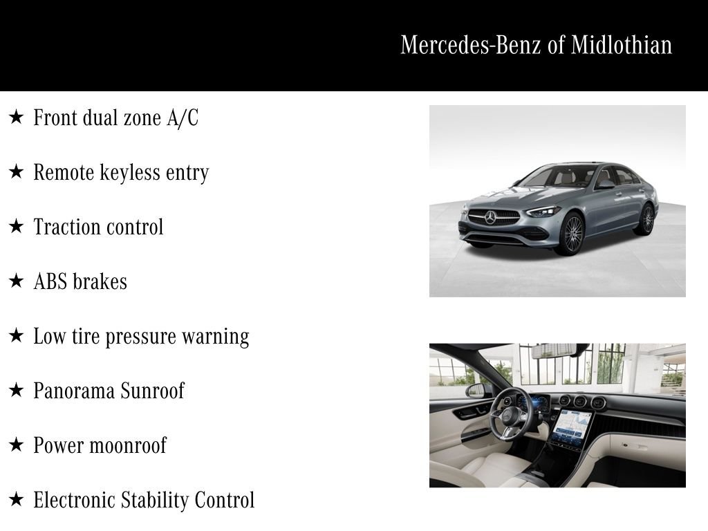 New 2026 Cirrus Silver Metallic Mercedes-Benz C 300 image 6