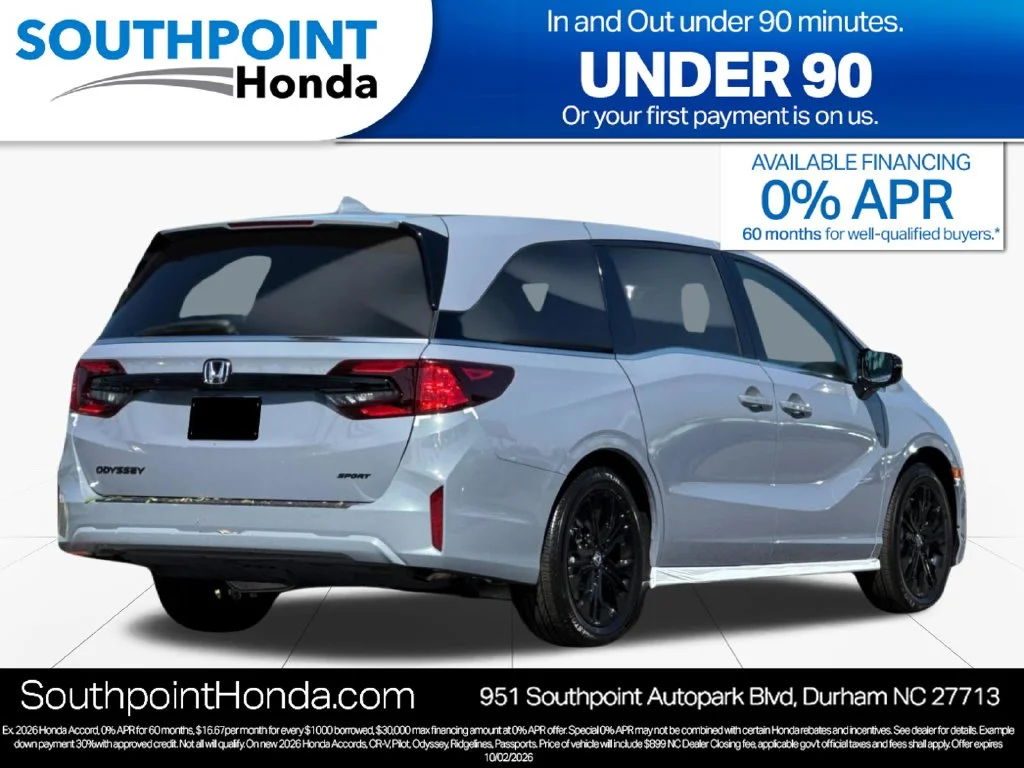 New 2027 Sonic Gray Pearl Honda Sport-L image 3