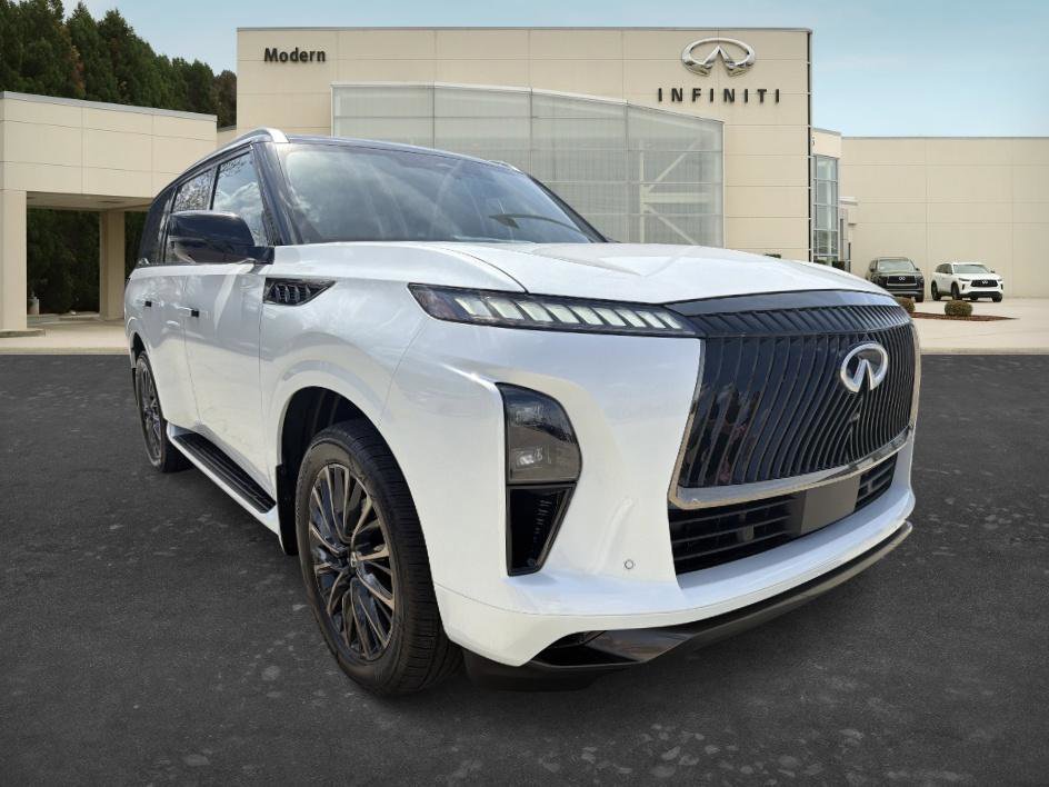 New 2026 Radiant White/Black Obsidian INFINITI AUTOGRAPH image 3