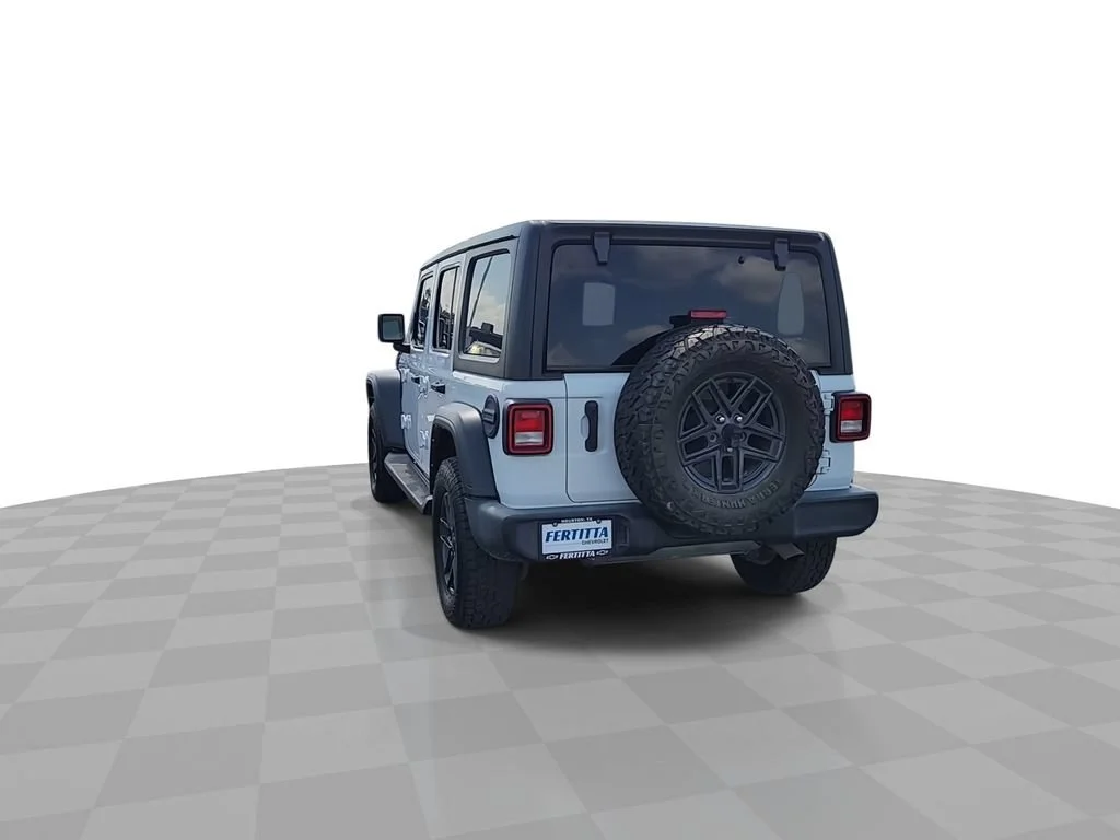 Used 2024 White Jeep 4-Door Sport S 4x4 image 7