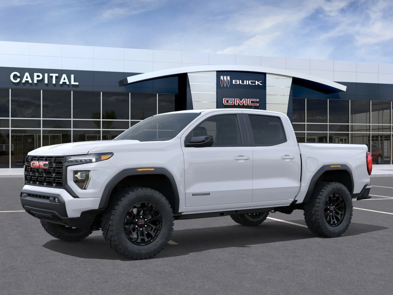New 2026 Summit White GMC 4WD Elevation image 3