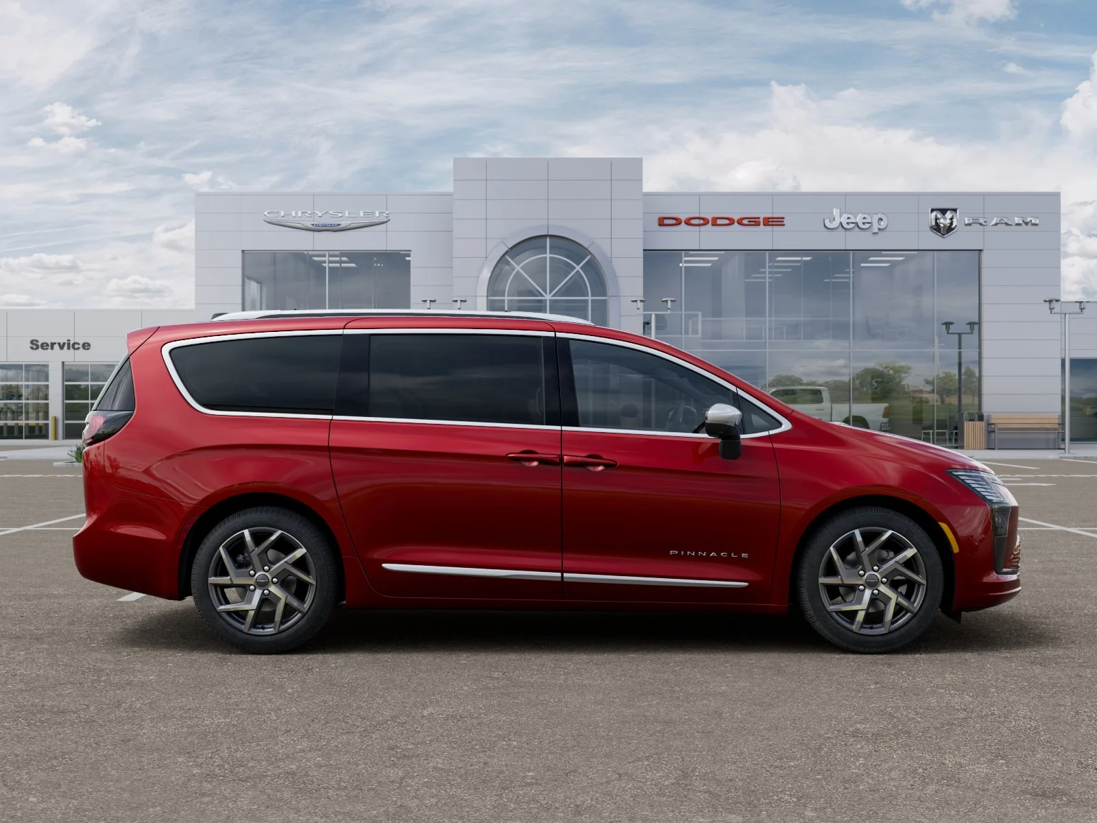 New 2027 Red Hot Pearl-Coat Exterior Paint Chrysler Pinnacle image 62