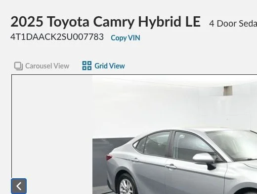 Used 2025 Silver Toyota LE image 18